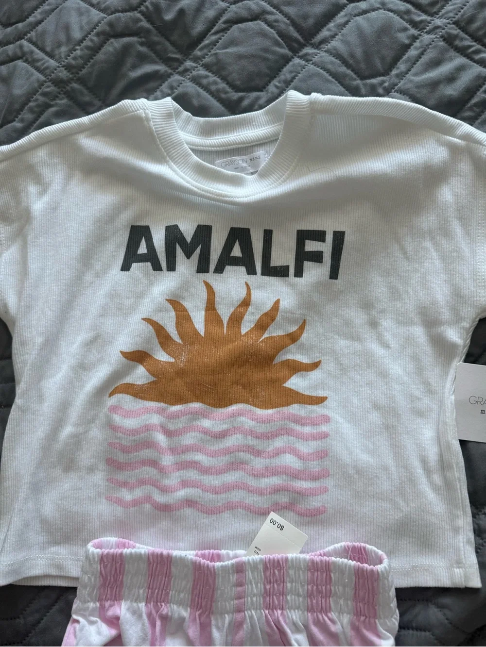 NWT Grayson Mini Girls Amalfi Coast Set, Size 4T